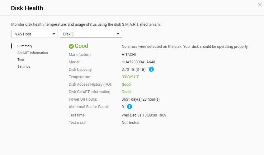 QNAP TS-453U-RP4 Bay Network Attached Storage, 4GB RAM, 12TB (4x 3TB) HDDs