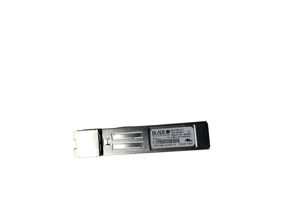 1Gb RJ45 SFP Module IBM Blade Network BN-CKM-S-T 1000BASE-T (Lot of 3)