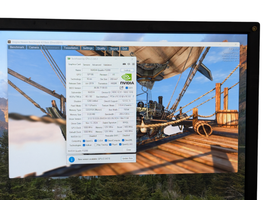 NVIDIA Quadro P2200 5GB GDDR5X GPU Graphics Card -