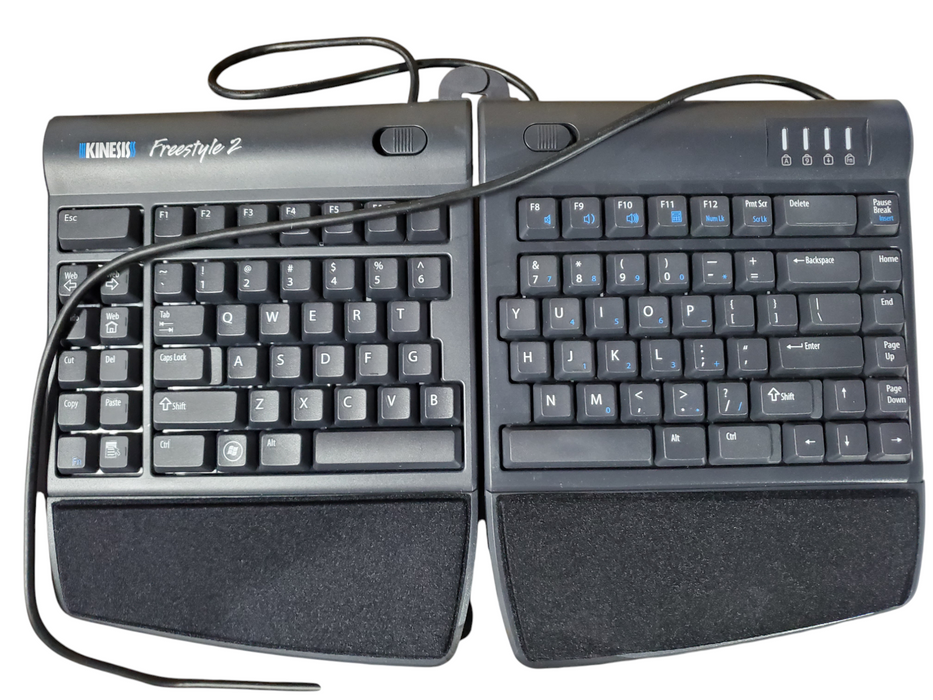 Kinesis Freestyle2 Split Keyboard WITH INTERGRATED ADJUSTABLE TENTING