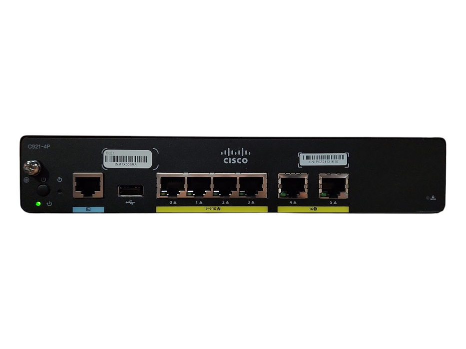 Cisco ISR 900 Series C921-4P Integrated Services Router