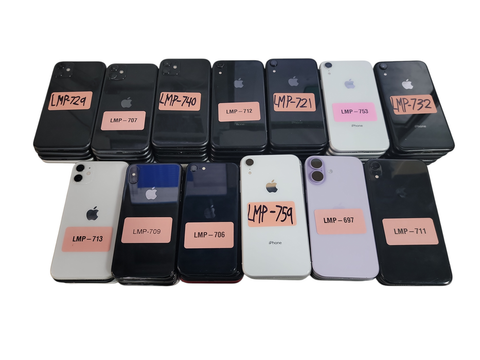 Lot of 63x Apple iPhone's [A19xx to A35xx | B/C Condition][LMP-20] (