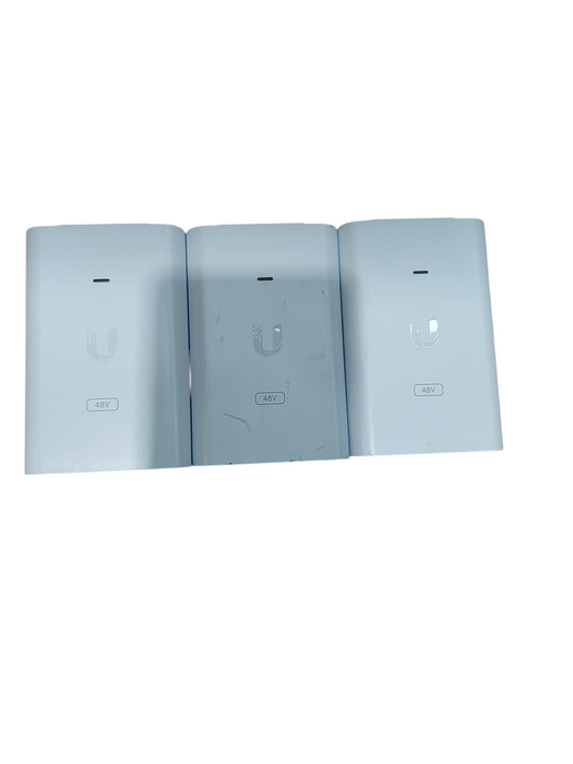 Lot 3x Ubiquiti Networks GP-H480-050G POE-48-24W-G-WH POE Injector