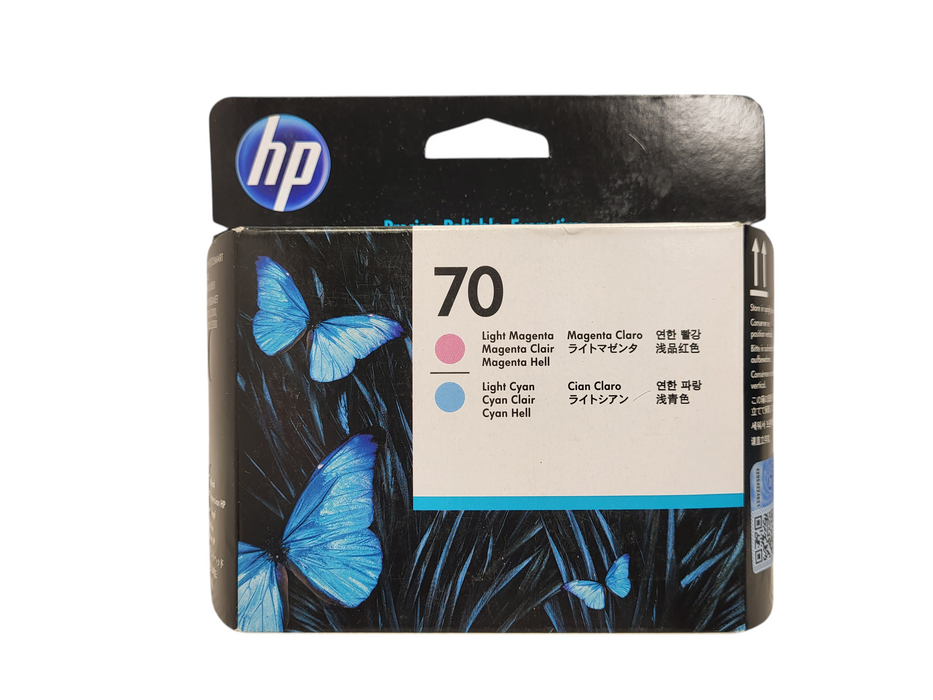 HP Genuine 70 Light Magenta & Light Cyan Printhead C9405A Q$