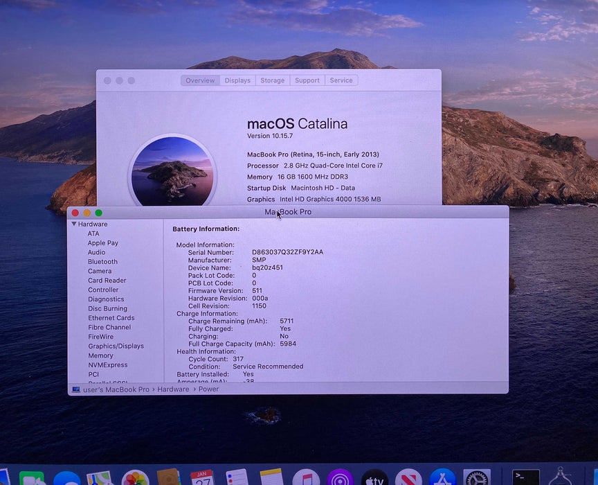 Apple MacBook Pro 15 Early 2013 i7-3840QM GT650M GPU 16GB RAM 768SSDS READ!