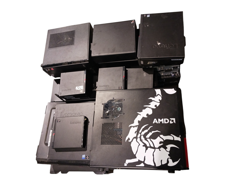 Lot of 30x Assorted Form & CPU AMD Desktops (AMD-15)
