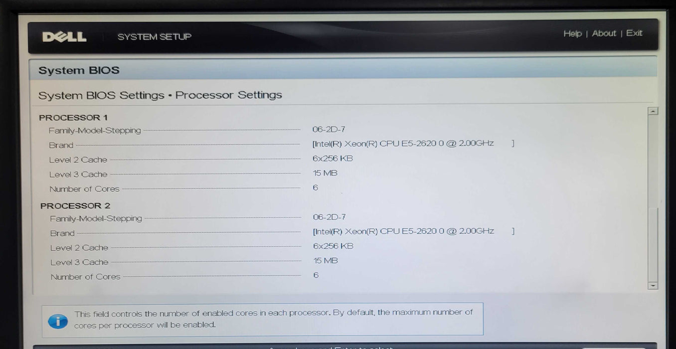 Dell PE R720, 2x Xeon E5-2620 2.0GHz, 288GB RAM, 6x 900GB, 2x PSU, H310 Mini _