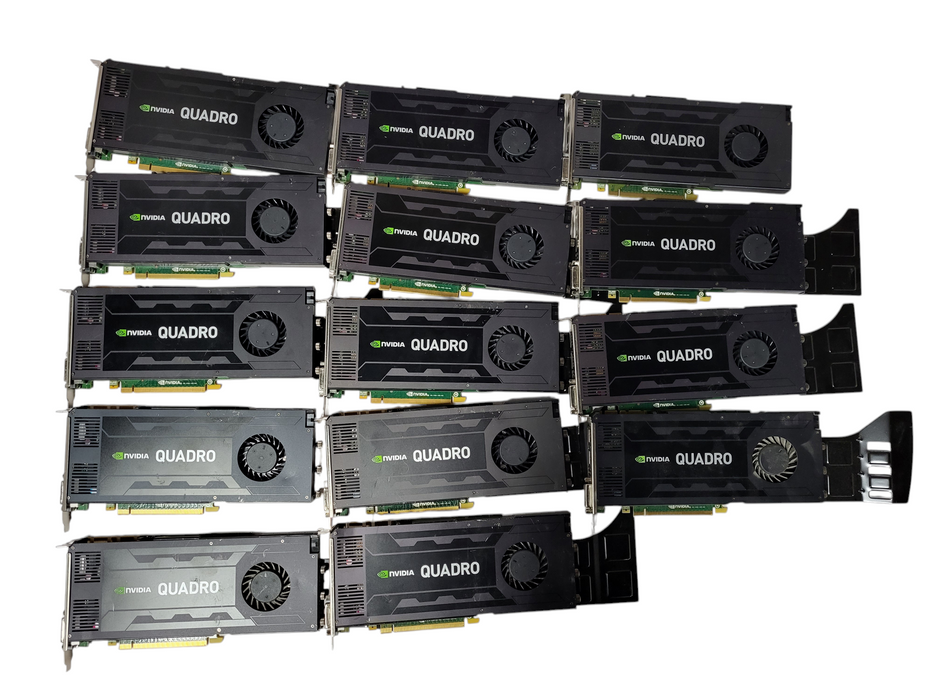 Lot of 14x NVIDIA Quadro K4200 4GB GDDR5 GK104 Workstation Graphics Card  $