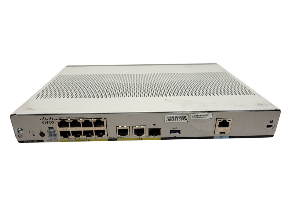 CISCO ISR 1100 Series C1111-8P INTEGRATED SERVICES ROUTER No AC Q$