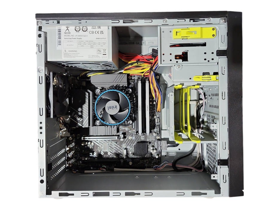 Custom PC, MSI PRO B760M-A WIFI, i5-12400, 16GB DDR4, 256GB NVMe