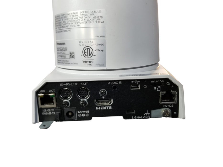 Panasonic AW-HE40HWP Surveillance Camera / PoE+ / HDMI Output