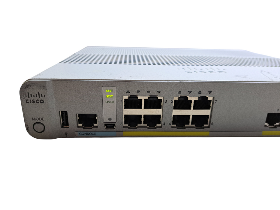 Cisco WS-C2960CX-8TC-L V04 | 8-Port Gigabit Managed Silent Switch | 2x SFP