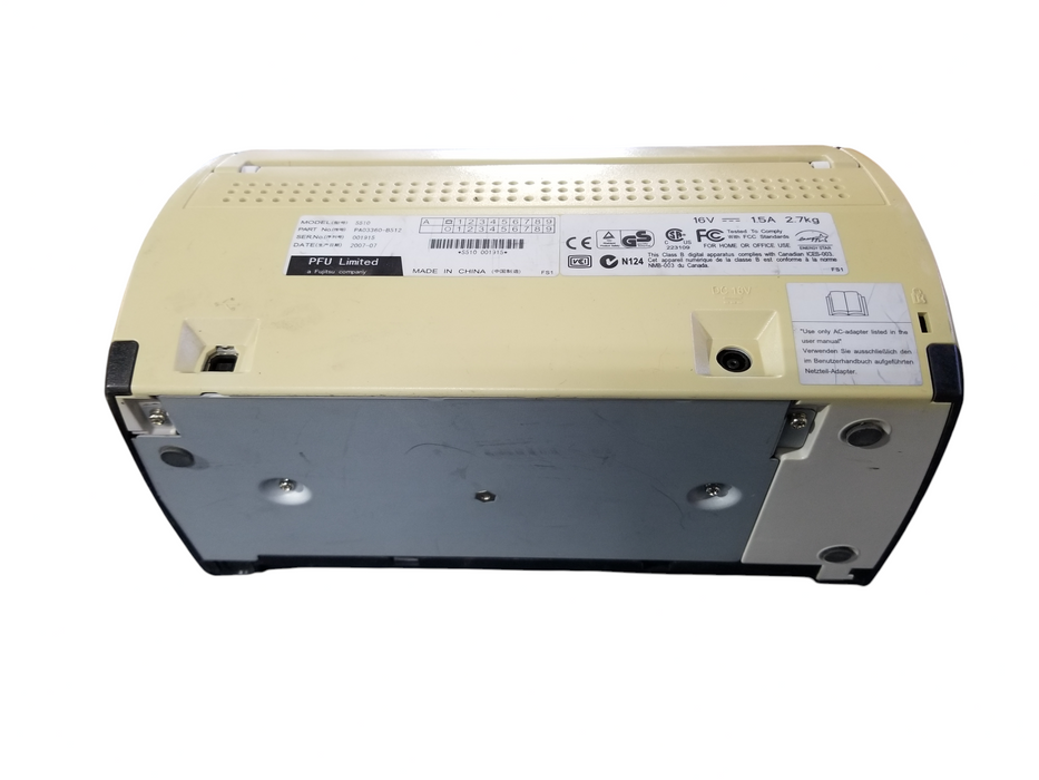 FUJITSU ScanSnap S510 Desktop Document Scanner PA03360-B512 *READ*