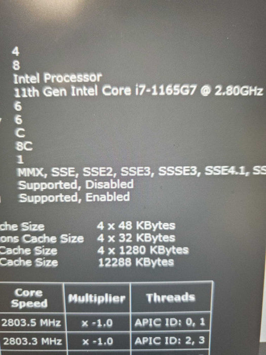 Lenovo ThinkPad E14 Gen 2 TOUCH Core i7-1165G7 32GB RAM 256GB+512GB SSD  Lap200