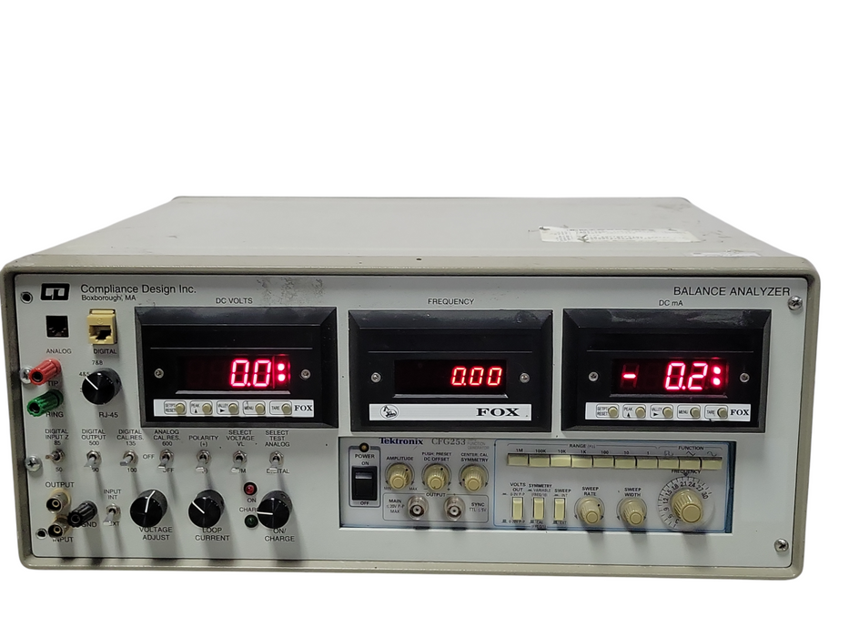 Compliance design D/BA-200 balance analyzer, READ _
