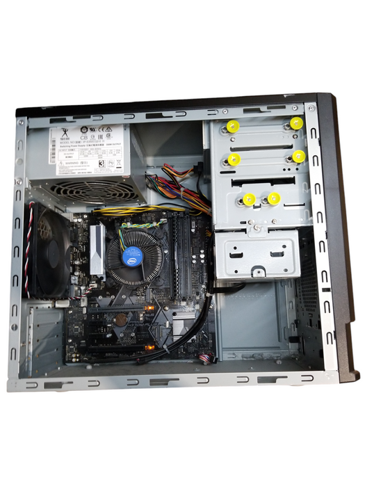 Custom Pc w/ Asus H370M Intel i7-8700 CPU 8GB RAM No HDD
