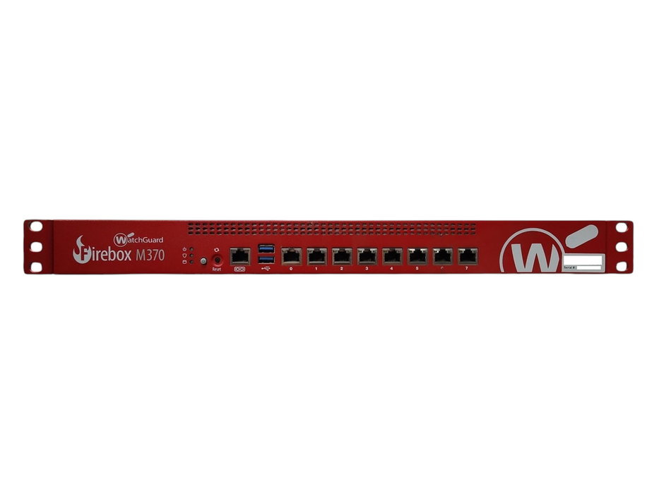 WatchGuard Firebox M370 WL6AE8 8-Port Ethernet Firewall Security Appliance