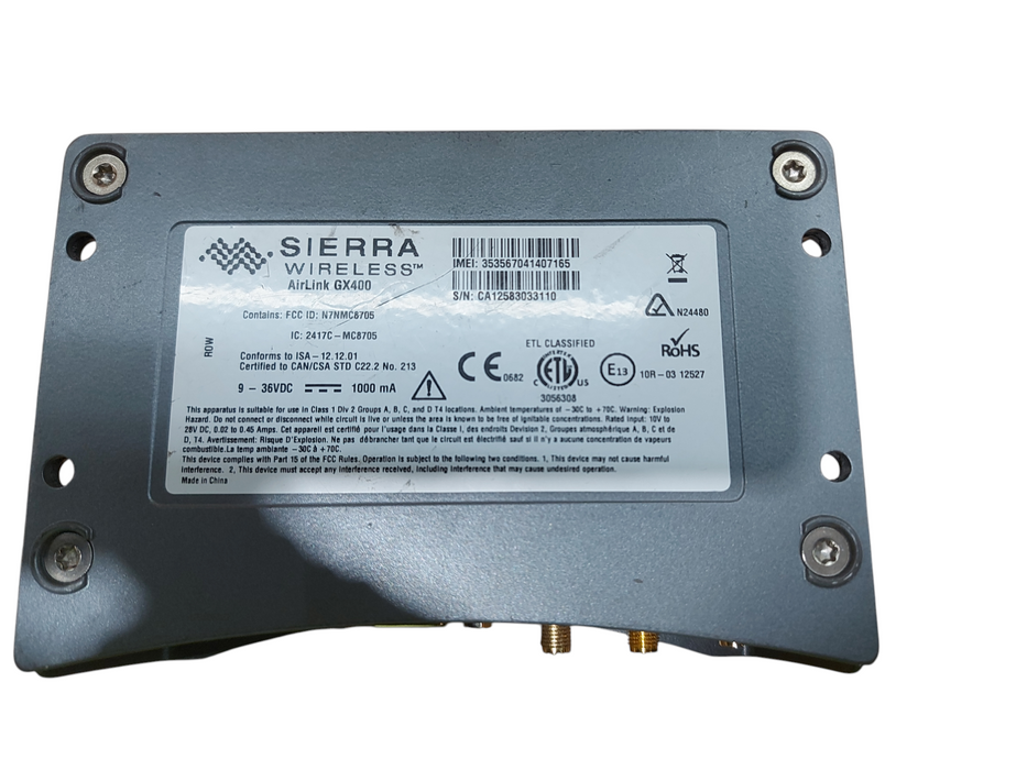 Lot 2x Assorted Sierra Wireless AirLink GX400 Router & FX30S IoT Gateway