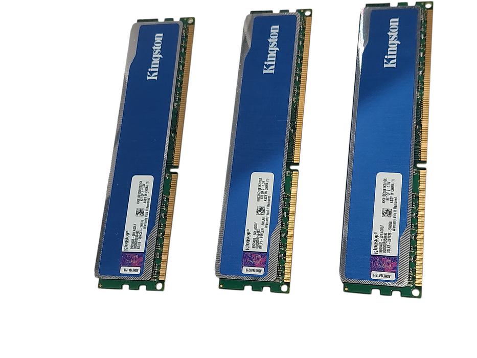 3 - Kingston Hyper X Blu KHX16C10B1K2/16X  8GB DDR3   24GB Total  =