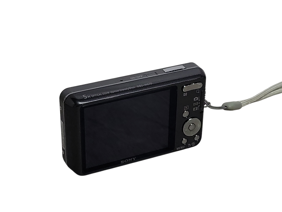 SONY Cyber-shot DSC-W570 Digital Camera 16.1 MP 5x Optical Zoom, READ _
