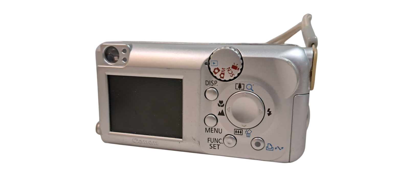 Canon PowerShot A430 Blue Digital Camera - 4.0 MP 4x Zoom Y2K Digicam