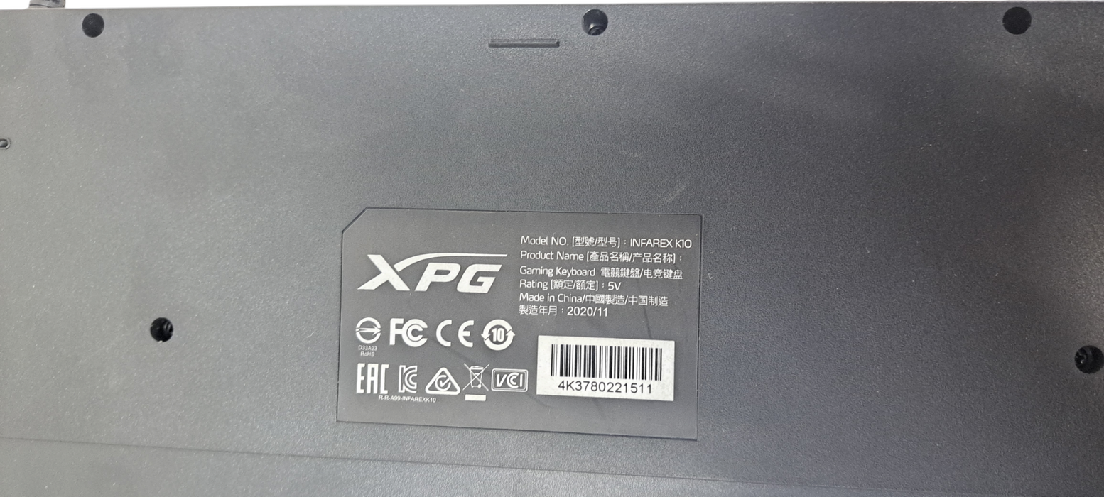 XPG INFAREX K10 RGB USB Gaming Mem-Chanical Keyboard, Black | READ