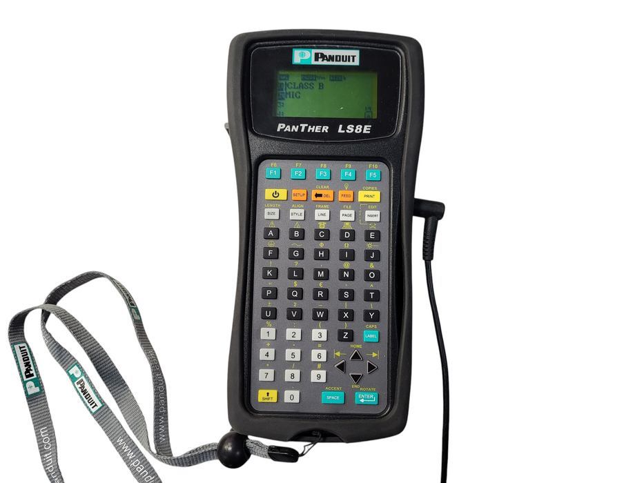 Panduit PanTher LS8E Portable Label Thermal Printer No AC $