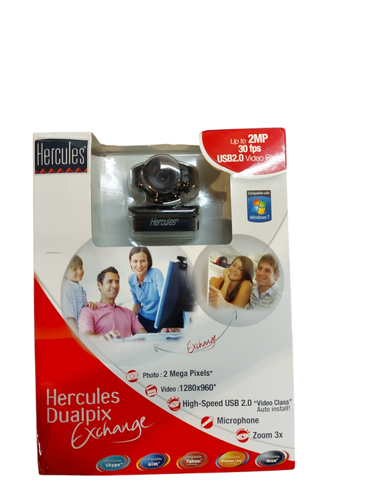 Lot 2x Hercules Webcam | Dualpix Exchange | Classic Link - Read description