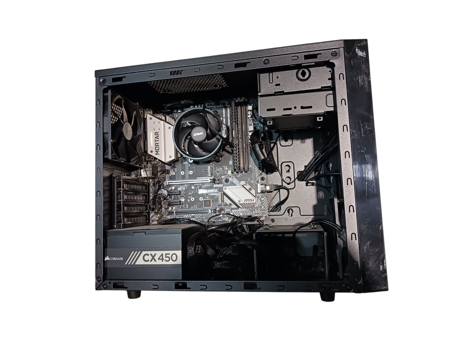 Cooler Master Custom PC Ryzen 5 2400G MSI B450 Mortar 8GB DDR4 No HDD