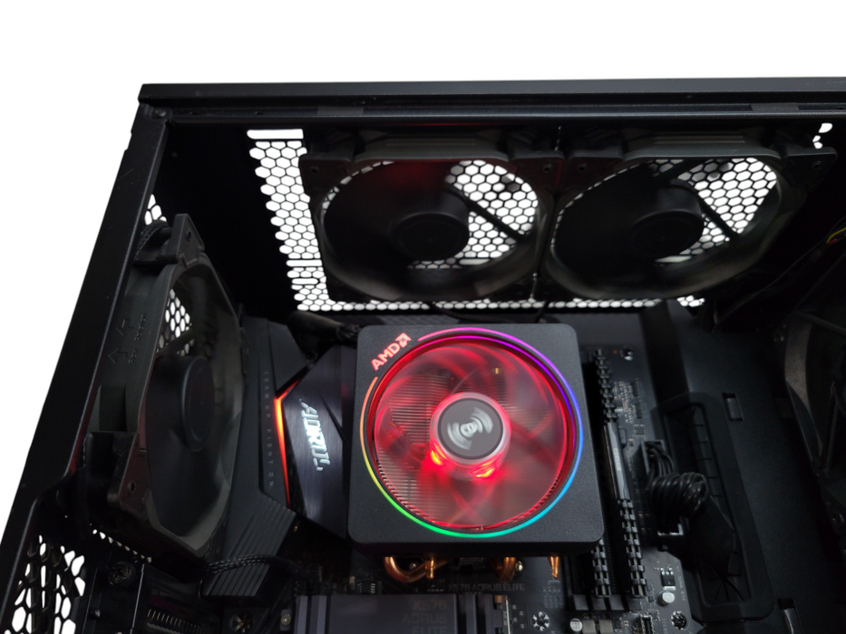 AMD Ryzen 7 3700X GIGABYTE X570 AORUS ELITE 16GB DDR4 NO HDD 750W PSU %