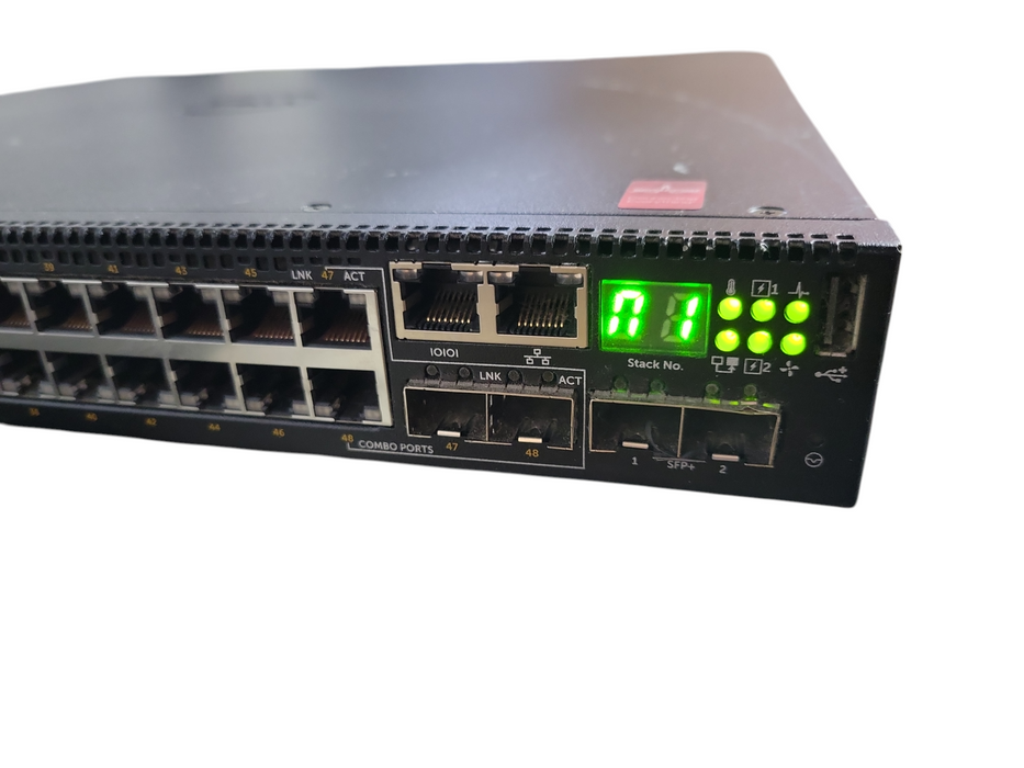 Dell N3048P | 48-Port Gigabit PoE+, 2x 10G SFP+ Managed Switch | 2x 1100W !