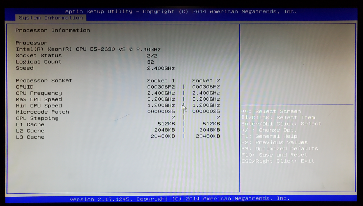 Lenovo ThinkServer RD650 2x Xeon E5-2630 v3 128GB DDR4 - No HDD