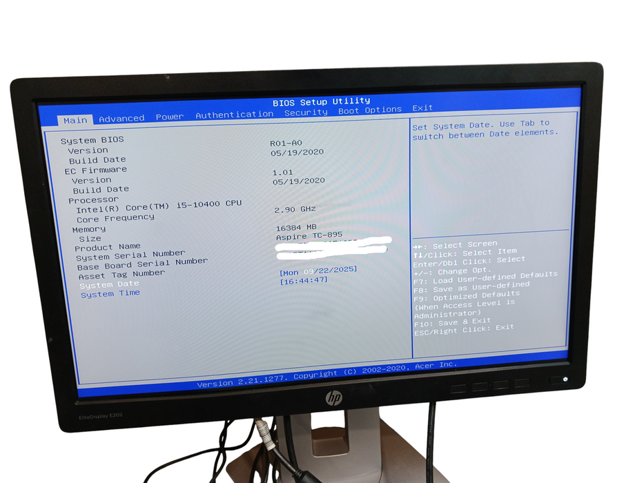 Acer Aspire TC-895 D17E5 i5-10400 @2.90GHz 16GB RAM No HDD Tower Desktop