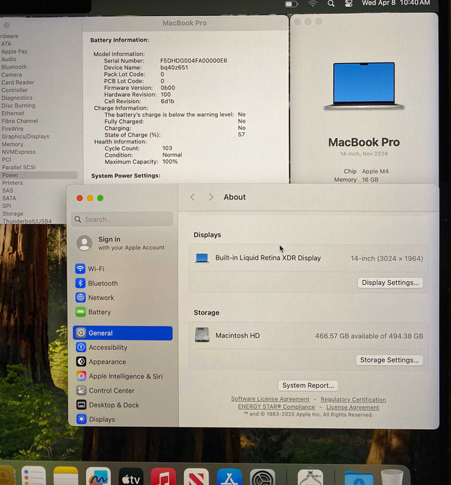 Apple MacBook Pro M4 2024 16GB RAM 512GB SSD