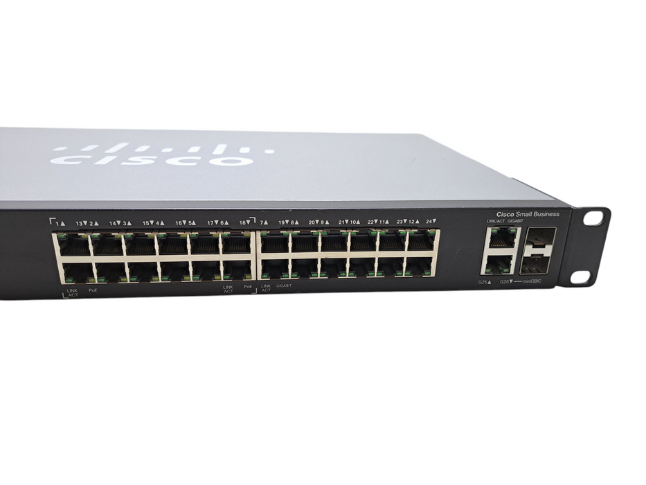 Cisco SG200-26P | 26-Port Gigabit PoE Smart Switch )