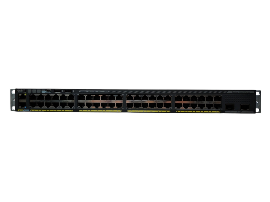 Cisco WS-C2960X-48FPD-L, 48-Port Gigabit PoE+ 2x10G SPF, Stack Module