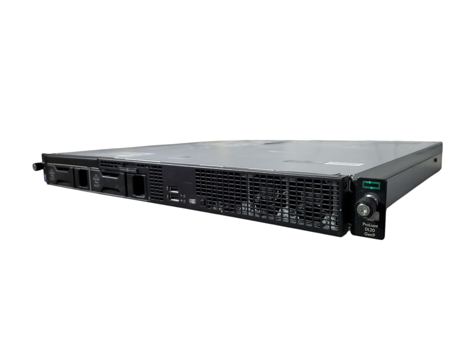 HP ProLiant DL20 Gen9 Server Intel E3-1220v5 16GB RAM 2x 1TB HDD