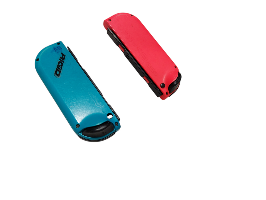 2 Nintendo Switch Neon Joycons ( Parts )  =