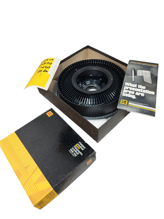 KODAK Ektagraphic Universal Slide Tray Bundle Model:2 with Slides & Audio =
