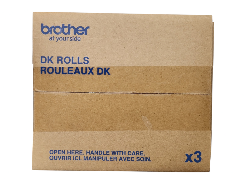 Lot of 3x Brother DK1204 Die-Cut Multi-Purpose Paper Labels Q