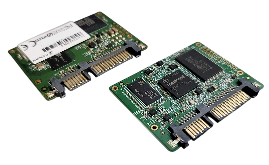 Lot 55x 2GB - 4GB SATA 1.8" Module Transcend Half Slim Flash Disk SSD   +