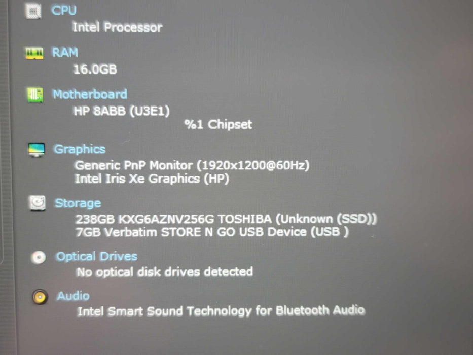 HP EliteBook 840 G9 i5-1235U 16GB RAM 256GB NVMe  β Lap200