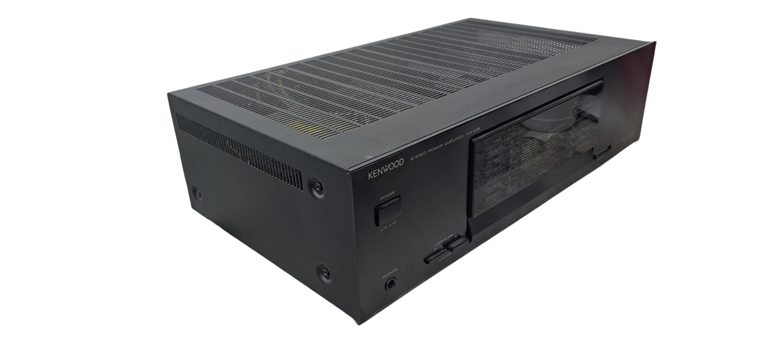 Vintage Kenwood KM-208 Stereo Power Amplifier Wide Dynamic Range