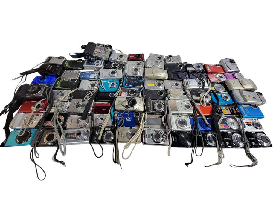 Lot of 75x Assorted Cameras [AS-IS] (