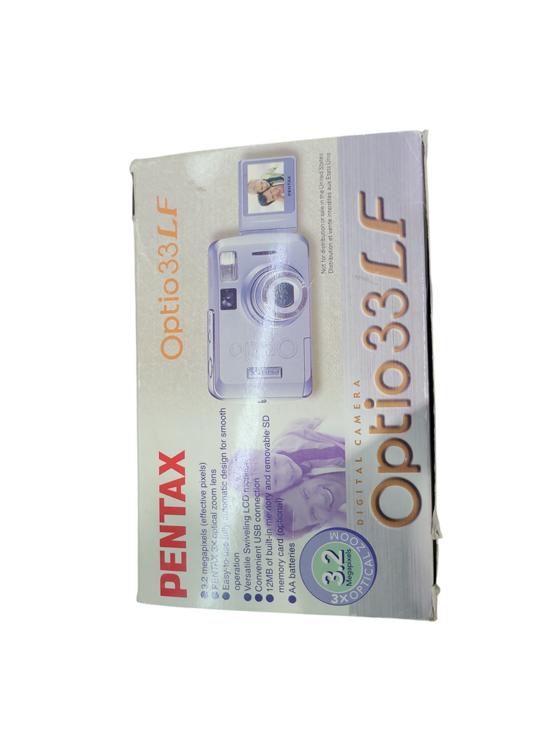 Pentax Optio 33LF 3.0 MP Compact Digital Camera — retail.era