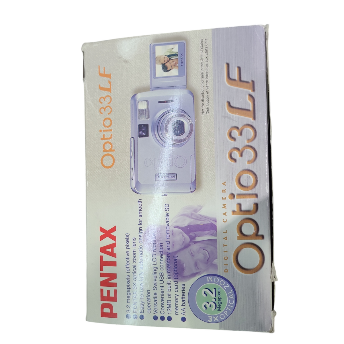 Pentax Optio 33LF 3.0 MP Compact Digital Camera — retail.era