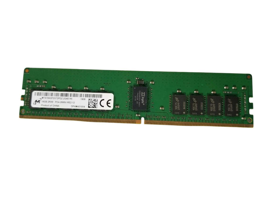 Micron 16GB 2RX8 PC4-2666V-RE2-12 DDR4 Server Memory Q