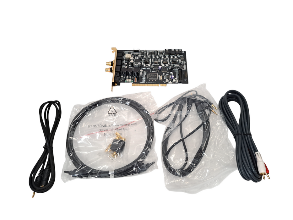 HT Omega Claro Halo PCI 7.1 Sound Card w/ Cables )