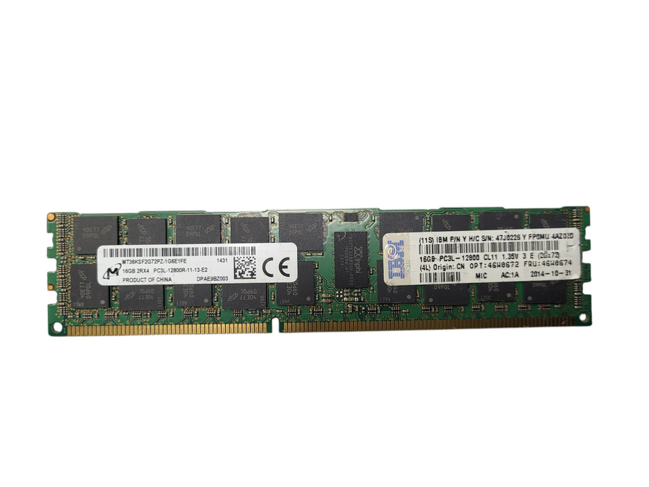 Various brands 16GB 2RX4 PC3L-12800R Server Memory Q$