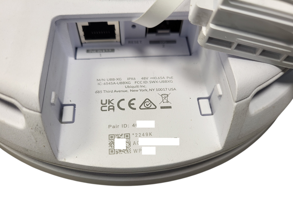 Pair Of Ubiquiti UniFi UBB-XG 60GHz Building-to-Building PtP Bridge Unit $